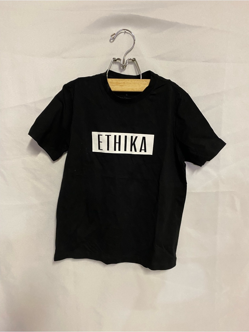 Ethika Boy’s Black Logo Tee